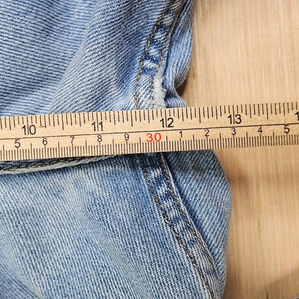 Vintage Y2K Levi 550 Jeans Mens 34x30 Fit 32x29 Blue Relaxed Fit Denim Pants